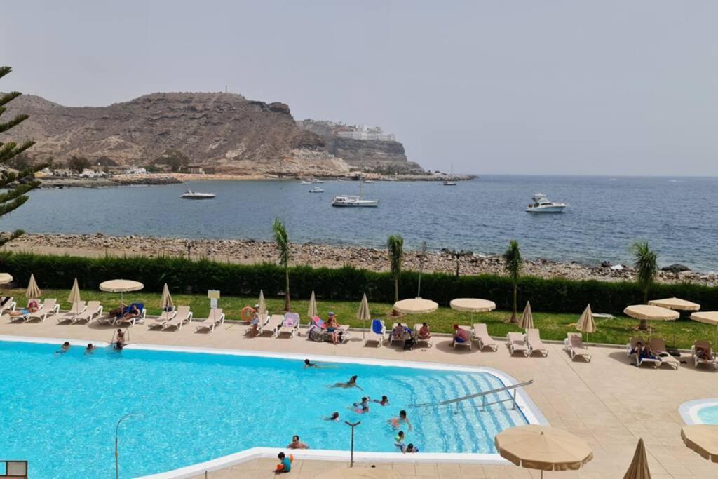 Oceanfront Deluxe-45M,Heated Pools,2Aircondition, 2Tv-65",Dishwasher,600Mb,Lift,Amadores View ! Playa Del Cura  Zewnętrze zdjęcie
