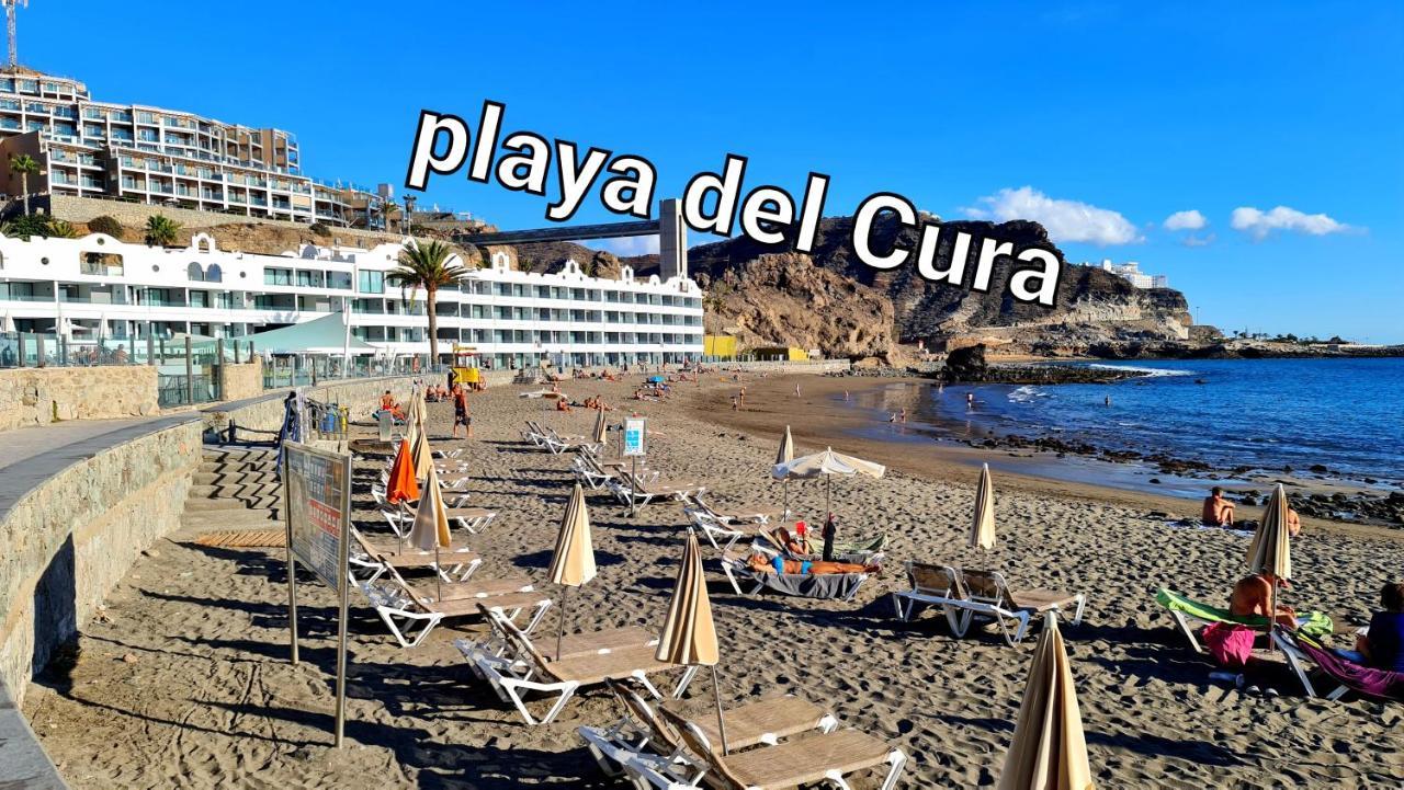 Oceanfront Deluxe-45M,Heated Pools,2Aircondition, 2Tv-65",Dishwasher,600Mb,Lift,Amadores View ! Playa Del Cura  Zewnętrze zdjęcie