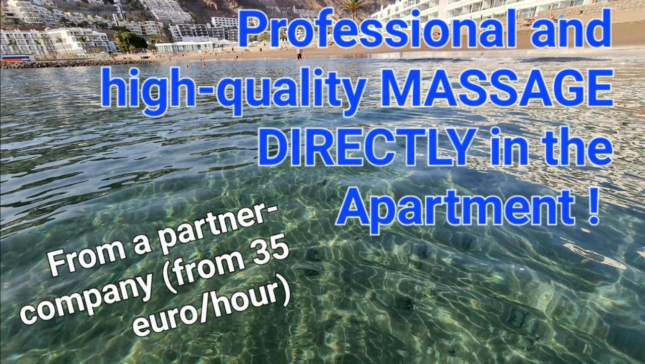 Oceanfront Deluxe-45M,Heated Pools,2Aircondition, 2Tv-65",Dishwasher,600Mb,Lift,Amadores View ! Playa Del Cura  Zewnętrze zdjęcie
