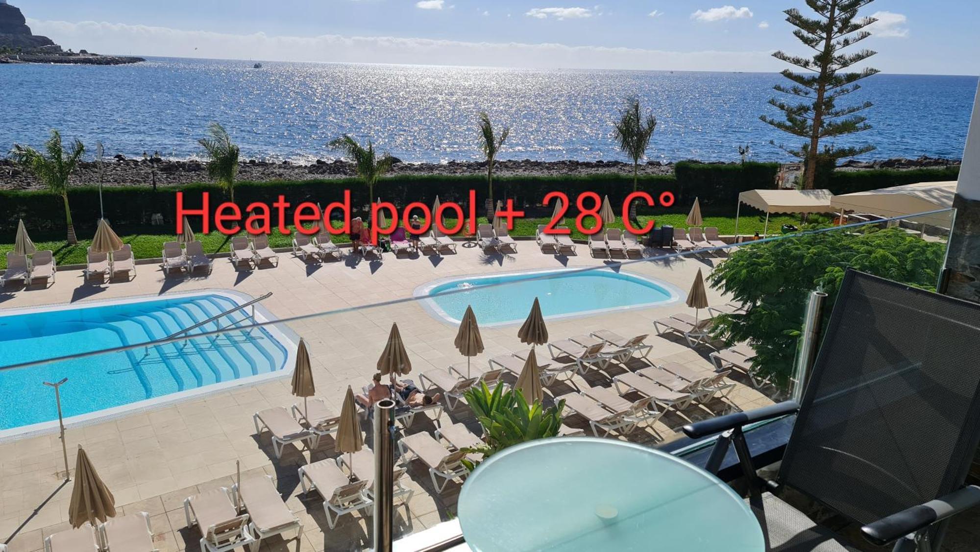 Oceanfront Deluxe-45M,Heated Pools,2Aircondition, 2Tv-65",Dishwasher,600Mb,Lift,Amadores View ! Playa Del Cura  Zewnętrze zdjęcie